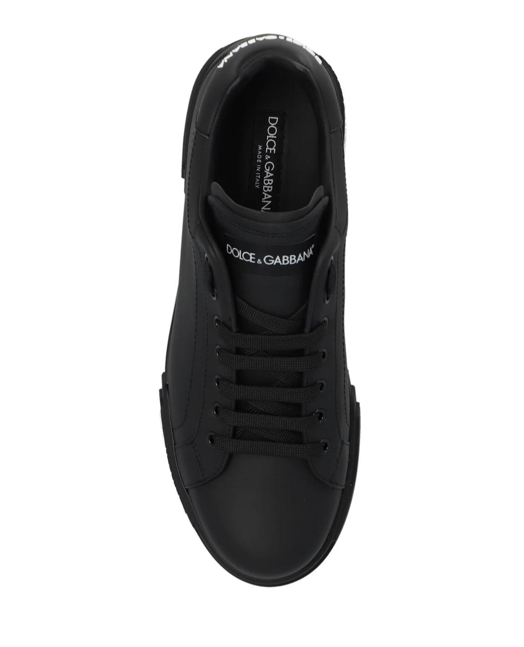 DOLCE & GABANA logo printed portofino sneakers