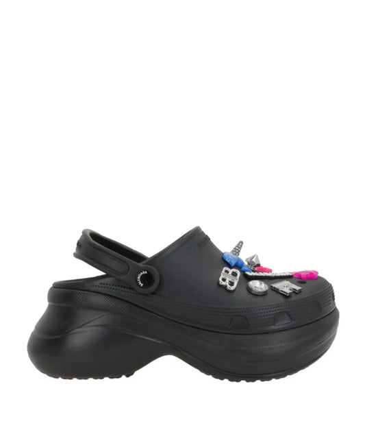 BALENCIAGA jibbtz crocs mules